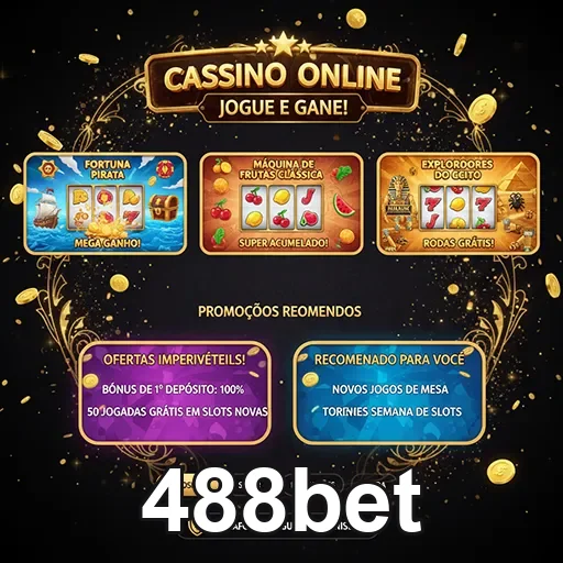 Tela de jogo de slots na plataforma mobile-friendly de 488bet